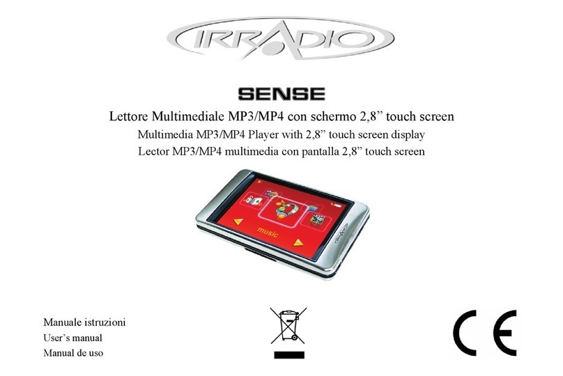 Irradio SENSE User manual