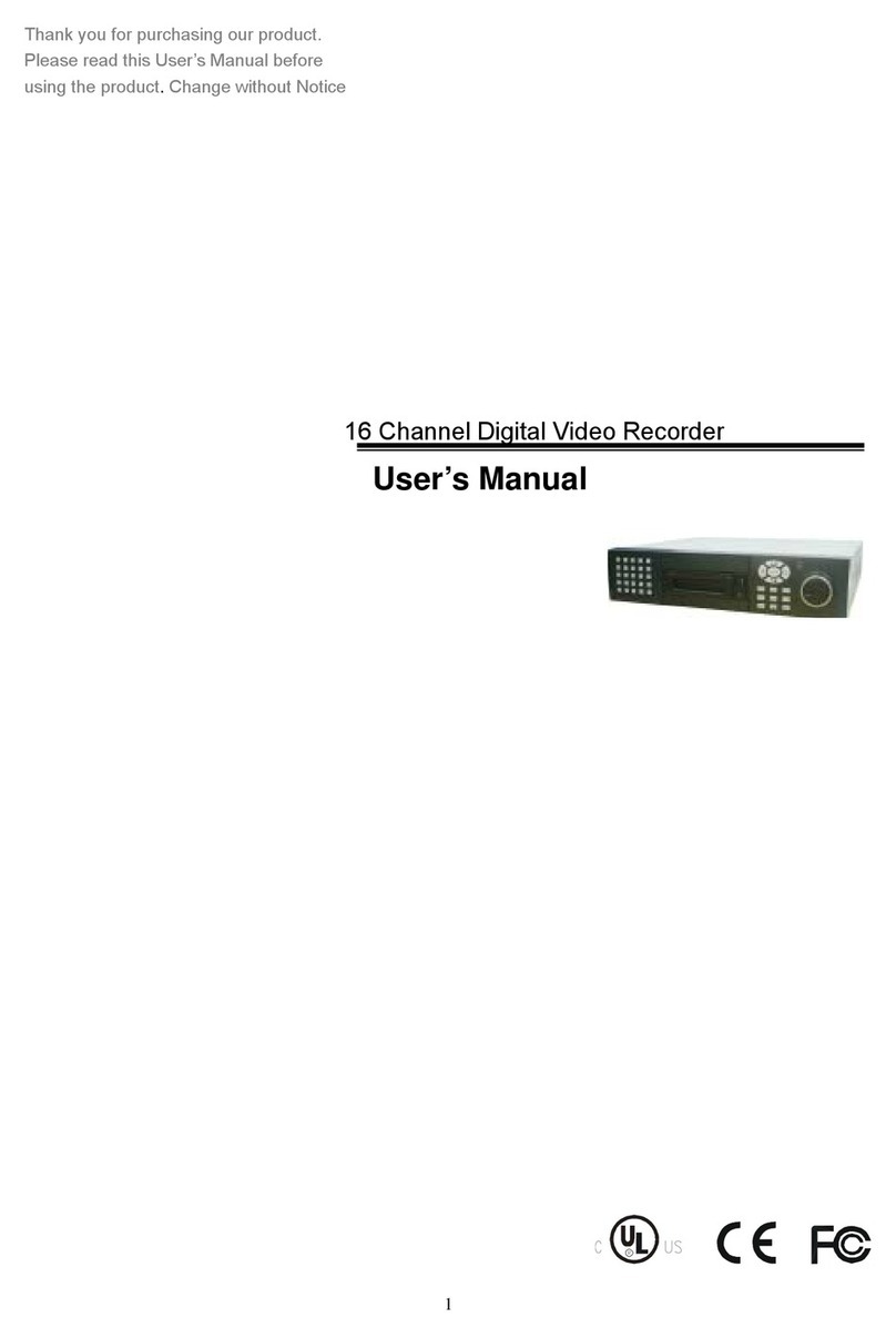 ULTACCTV 16 Channel Digital Video Recorder user manual