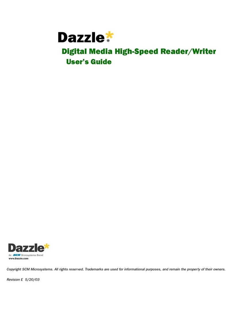 Dazzle Digital Media High-Speed Reader/Writer User manual