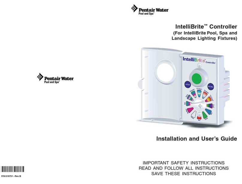Pentair Pool Products IntelliBrite User manual