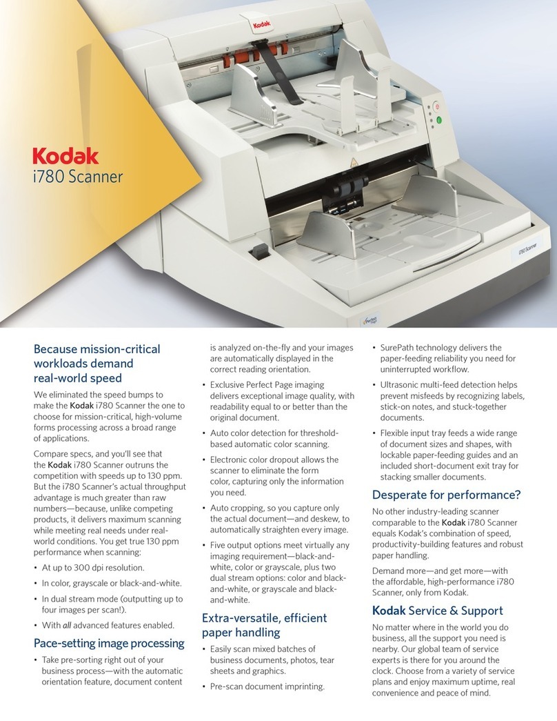 Kodak I780 - Document Scanner User manual