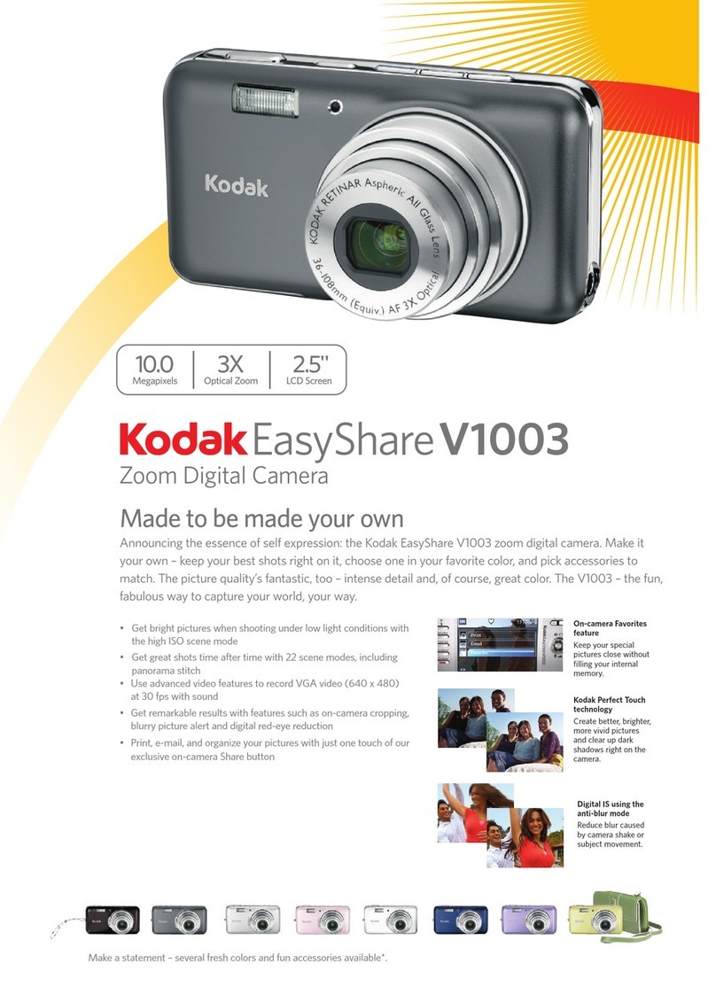 Kodak V1003 - EASYSHARE Digital Camera Manual