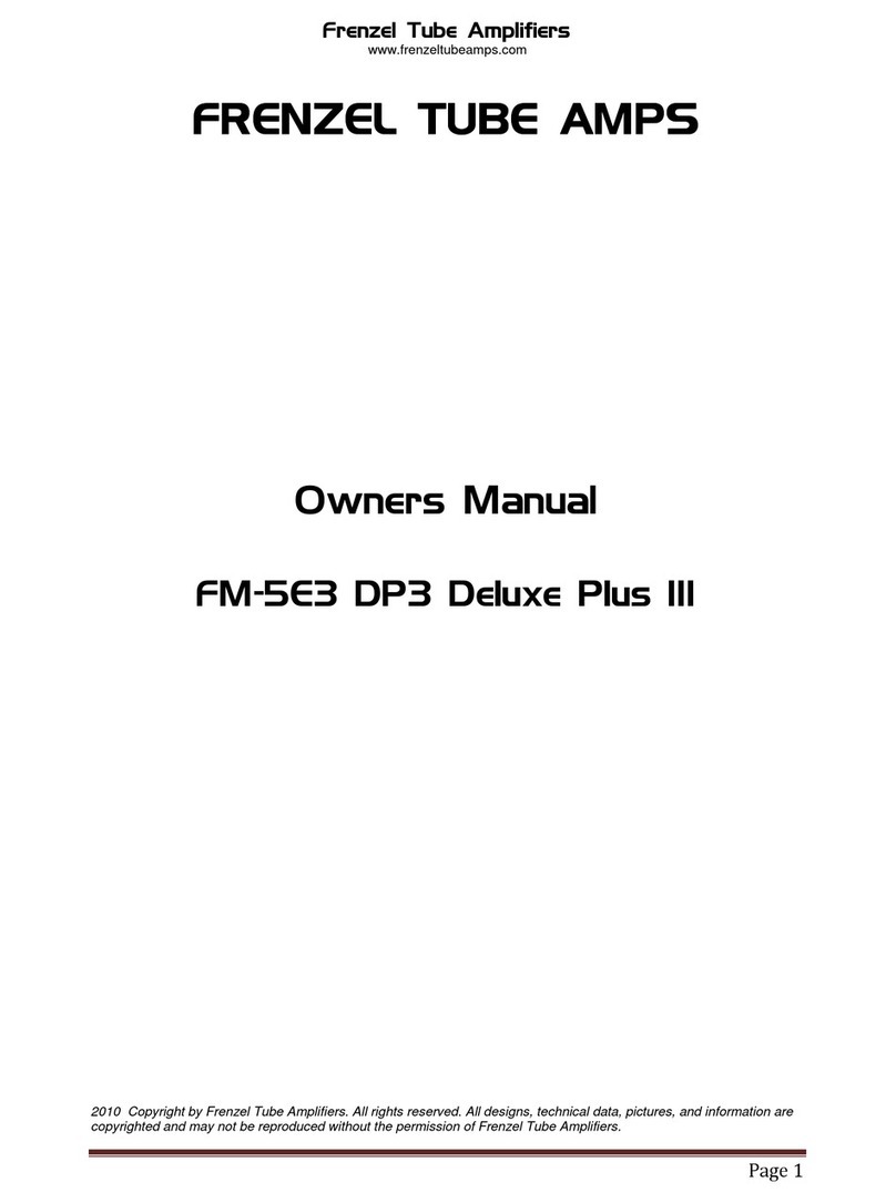 FRENZEL FM-5E3 DP3 Deluxe Plus III User manual