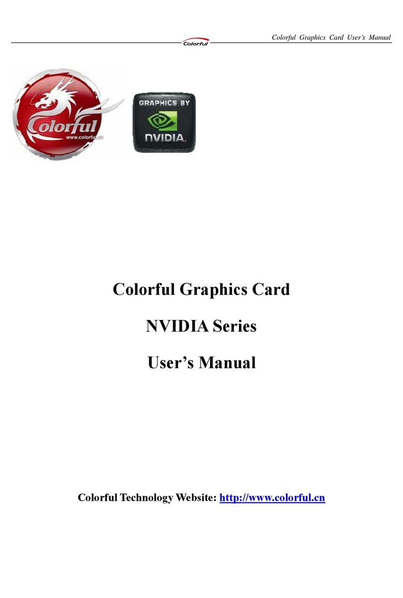 Colorful NVIDIA Series User manual