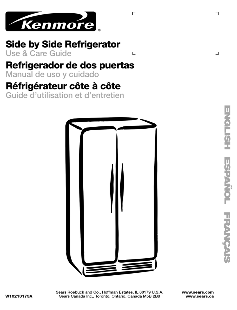 Kenmore 106.41263801 Use and care guide