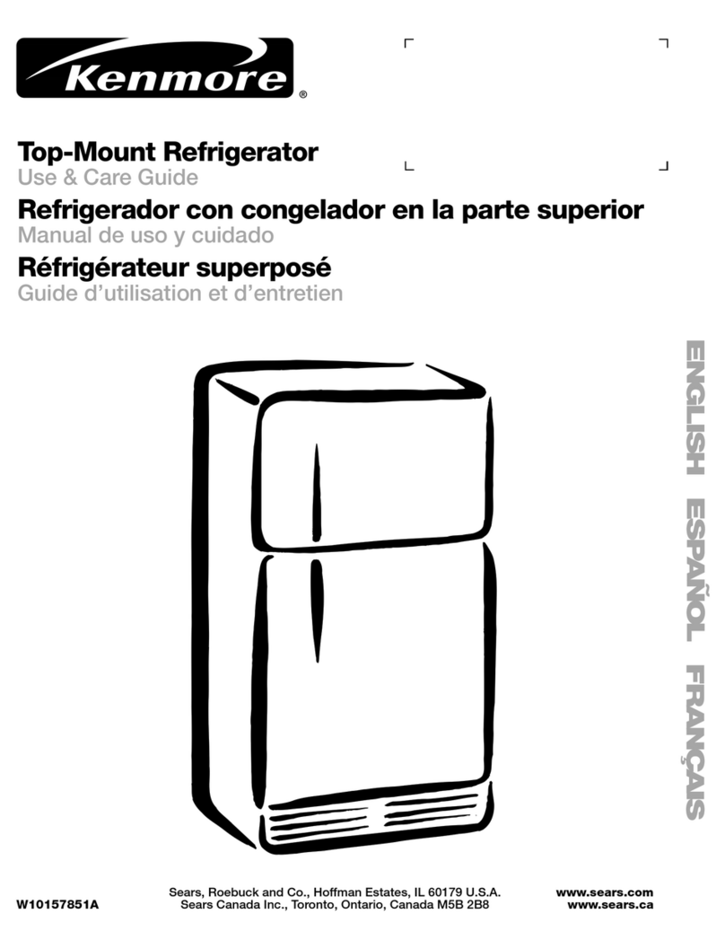 Kenmore W10157851A Use & care guide