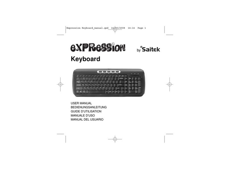 Saitek Expression USB User manual