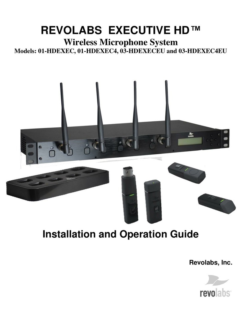 Revolabs 01-HDEXEC Installation and operation guide