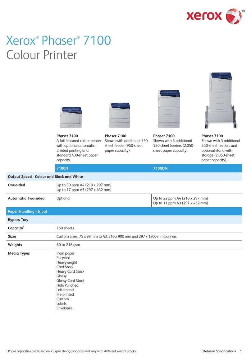 Xerox Phaser 7100 User manual Xerox Phaser 7100 User manual