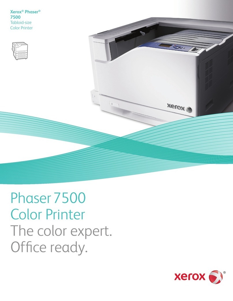 Xerox PHASER 7500 User manual