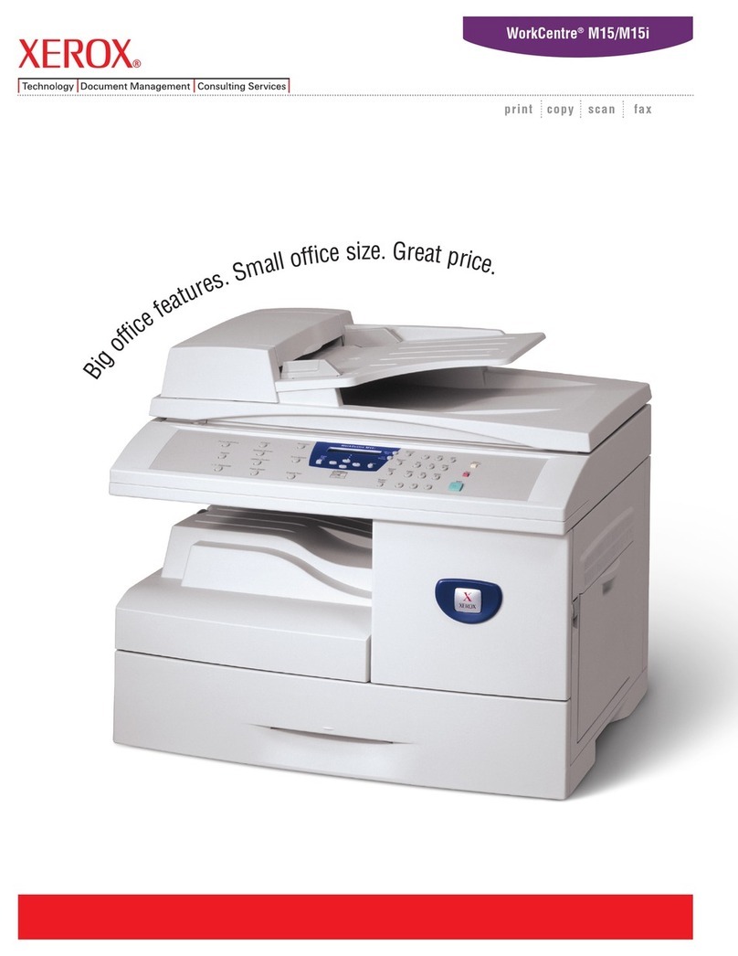 Xerox WorkCentre M15 User manual