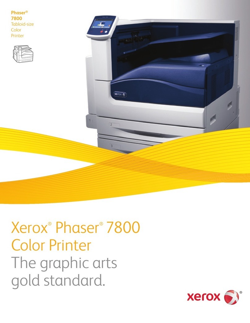 Xerox Phaser 7800 User manual