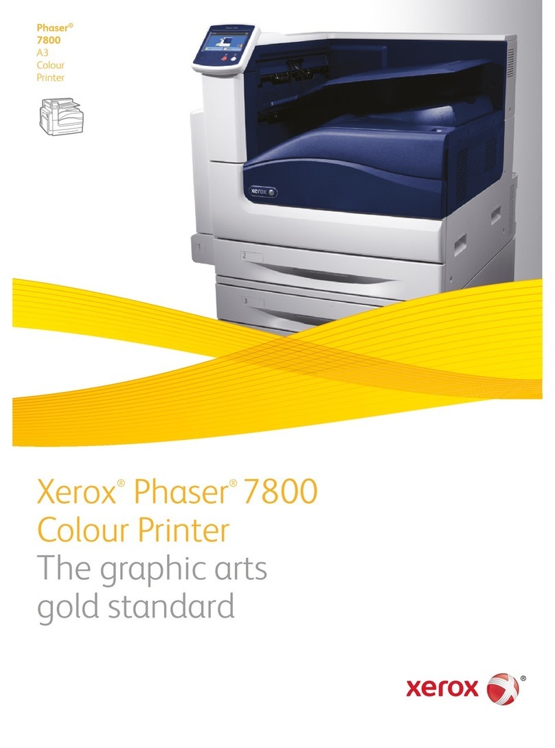 Xerox Phaser 7800 User manual Xerox Phaser 7800 User manual