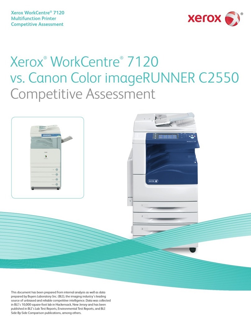 Xerox WORKCENTRE 7120 Installation and user guide
