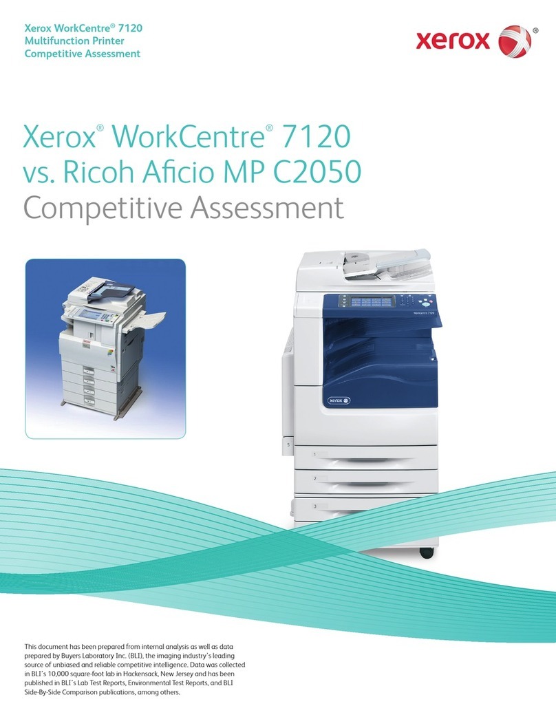 Xerox WORKCENTRE 7120 Installation and user guide