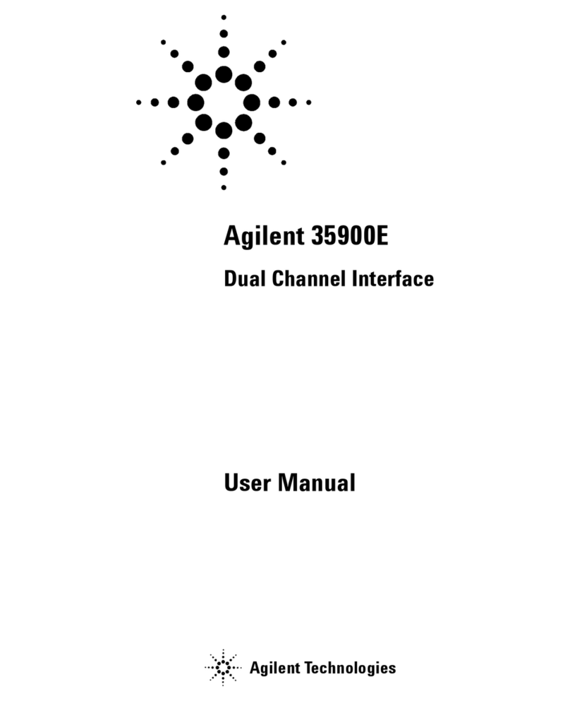 Agilent Technologies Agilent 35900E User manual