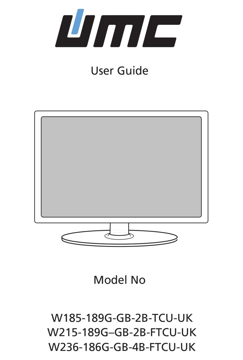 UMC W185-189G-GB-2B-TCU-UK User manual UMC W185-189G-GB-2B-TCU-UK User manual
