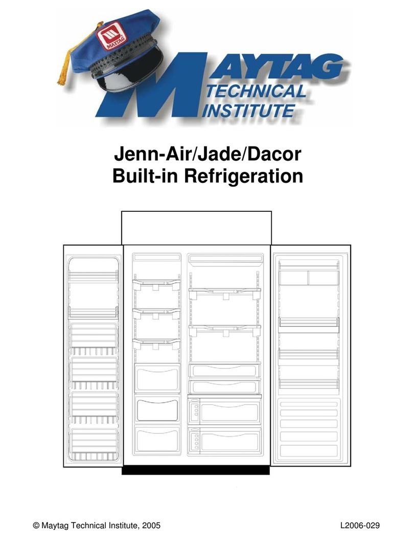 Maytag Built-in Refrigeration manual&nbsp;