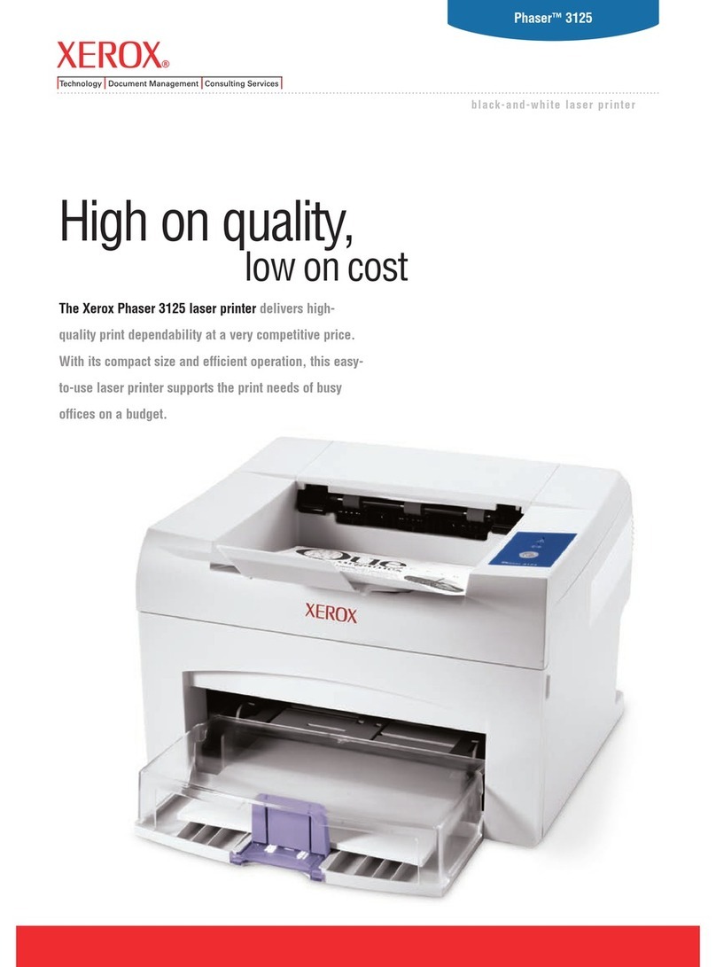 Xerox PHASER 3125 User manual
