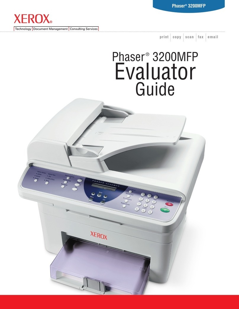 Xerox Phaser 3200 User manual