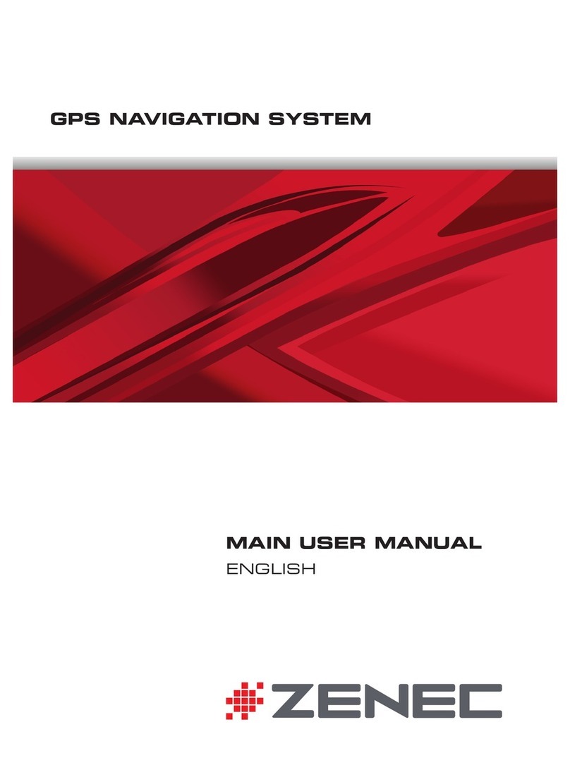 ZENEC ZENEC GPS NAVIGATION SYSTEM Main user manual