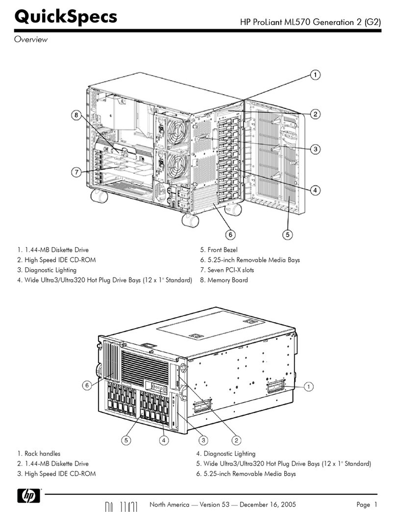 HP ML570 - ProLiant - G2 User instructions