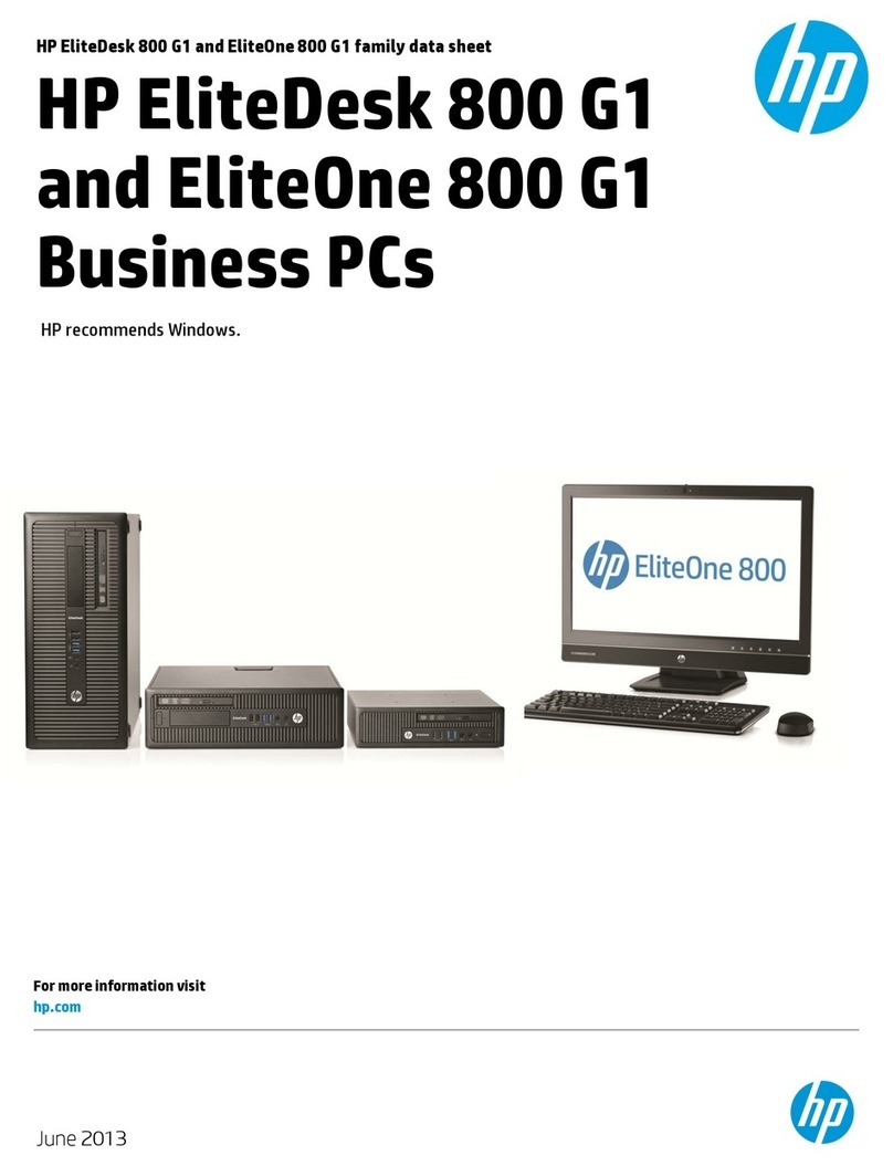 HP EliteDesk 800 G1 series datasheet