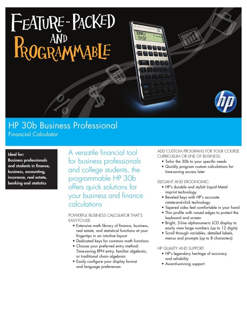 HP 30b Business Professional Specifications