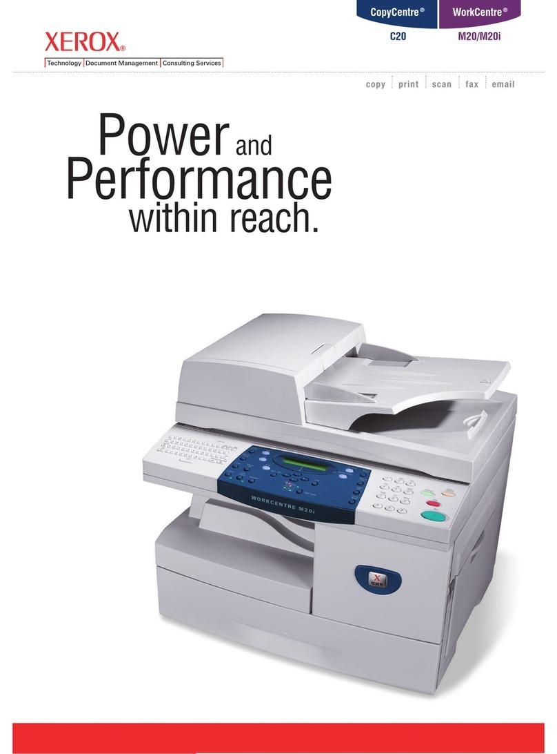 Xerox CopyCentre C20 User manual