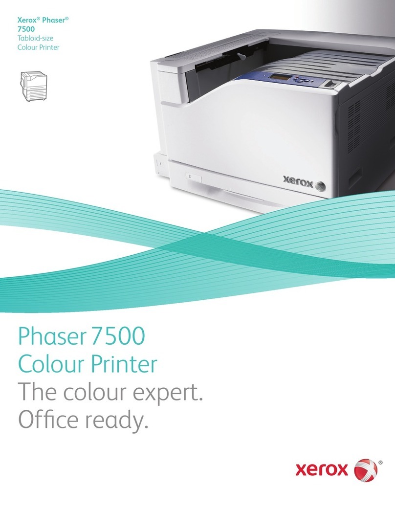 Xerox PHASER 7500 User manual