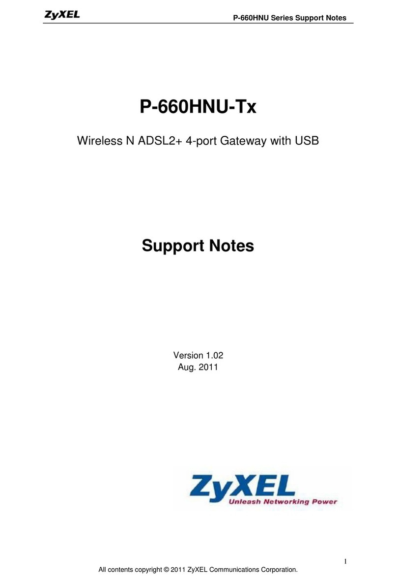 ZyXEL Communications P-660HNU-Tx Manual
