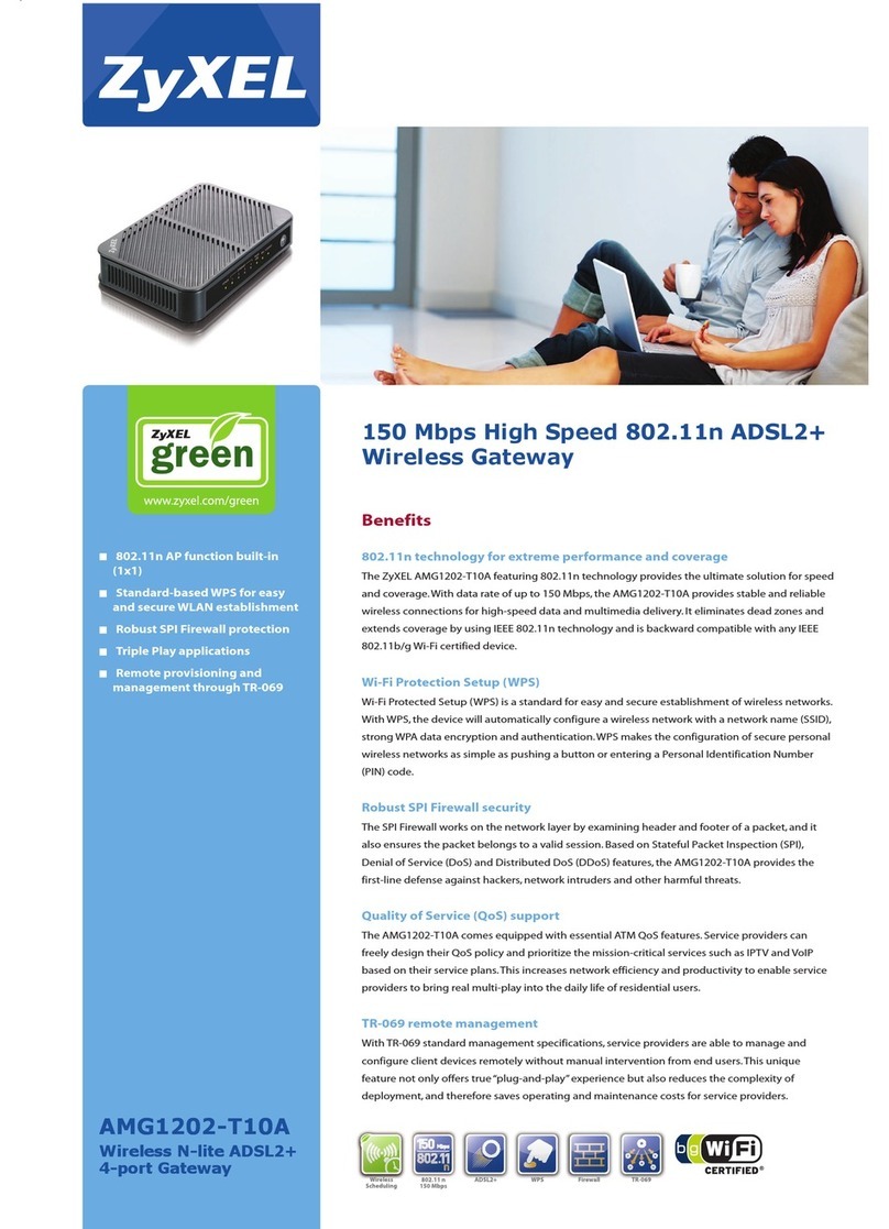 ZyXEL Communications AMG1202-T10A User manual
