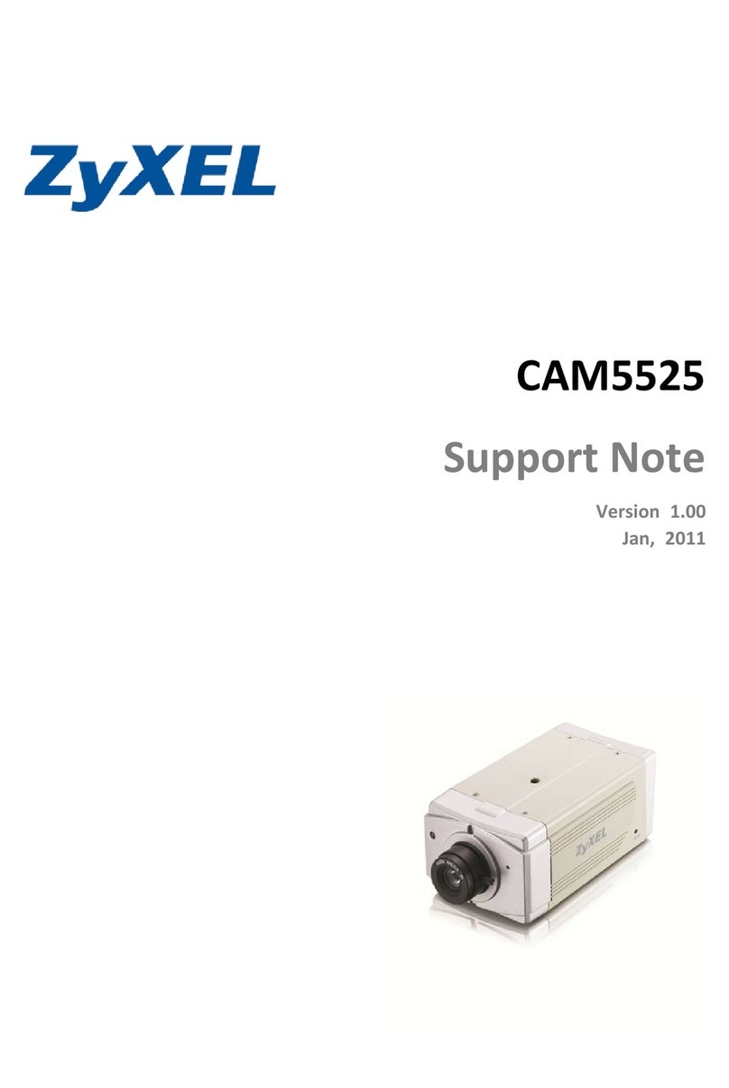 ZyXEL Communications CAM5525 Support note