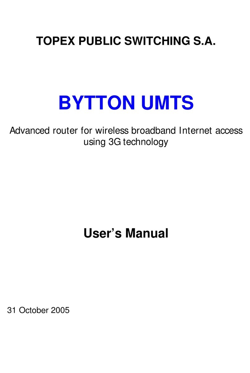Topex BYTTON UMTS user manual