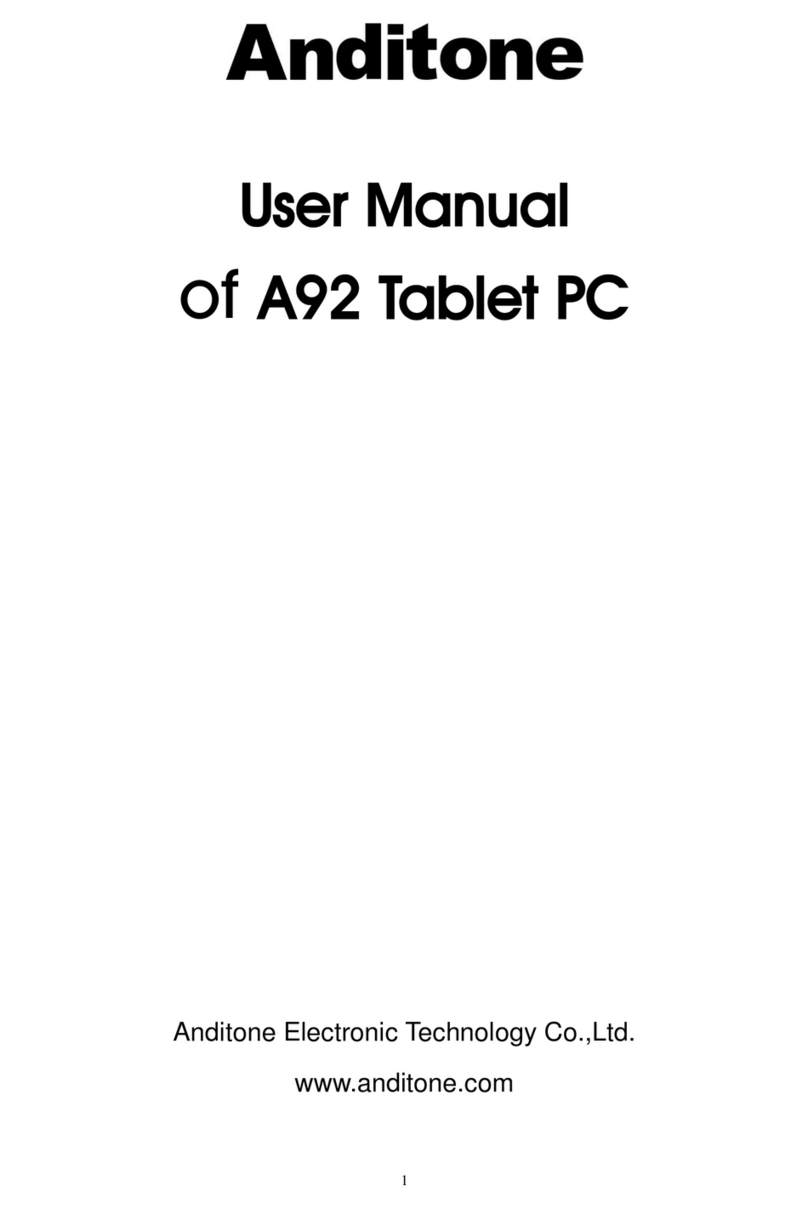 Anditone A92 User manual