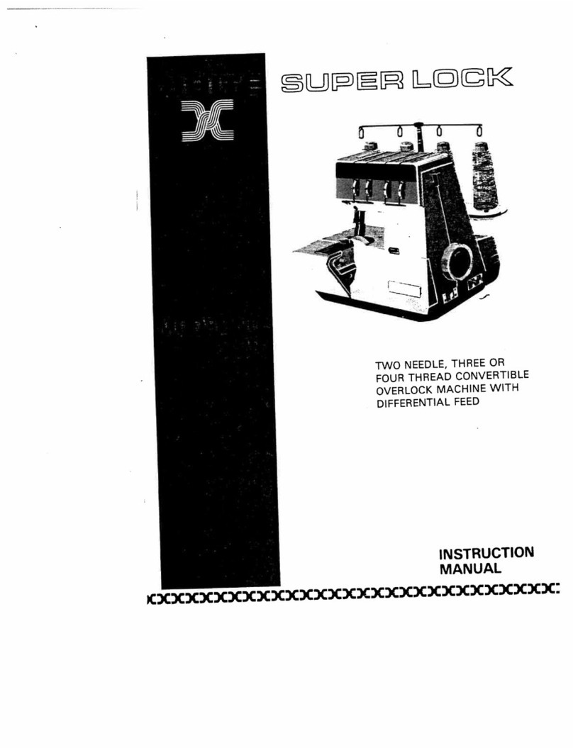 White SuperLock instruction manual