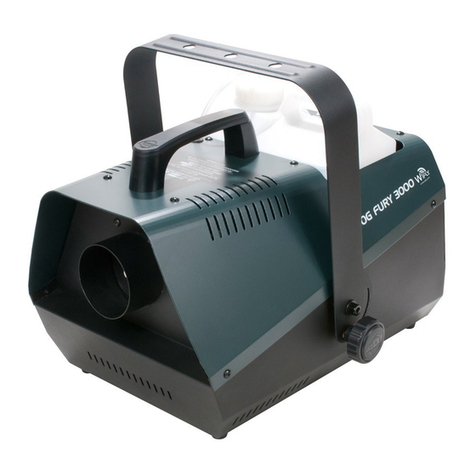 American DJ Fog Fury 3000 WiFly User manual