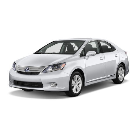Lexus HS 250h User manual