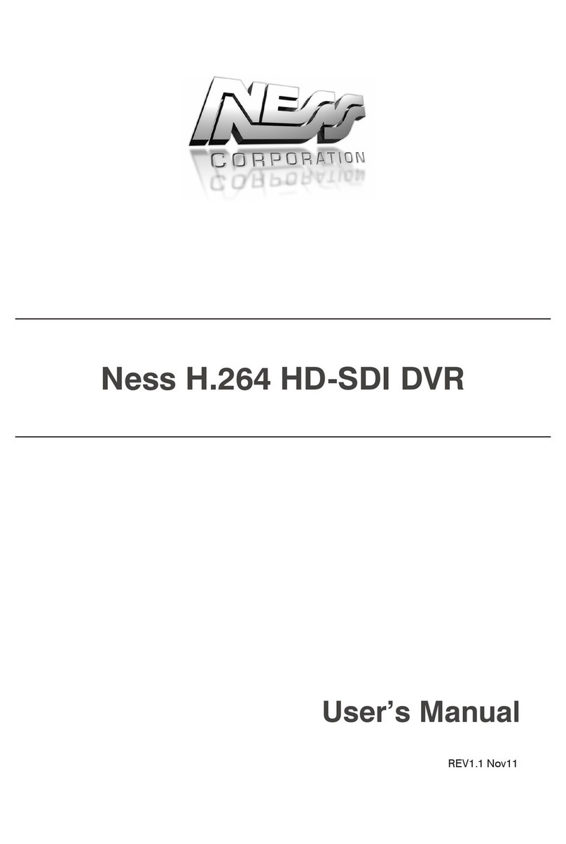 Ness H.264 HD-SDI User manual