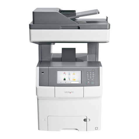Lexmark X746de Manual