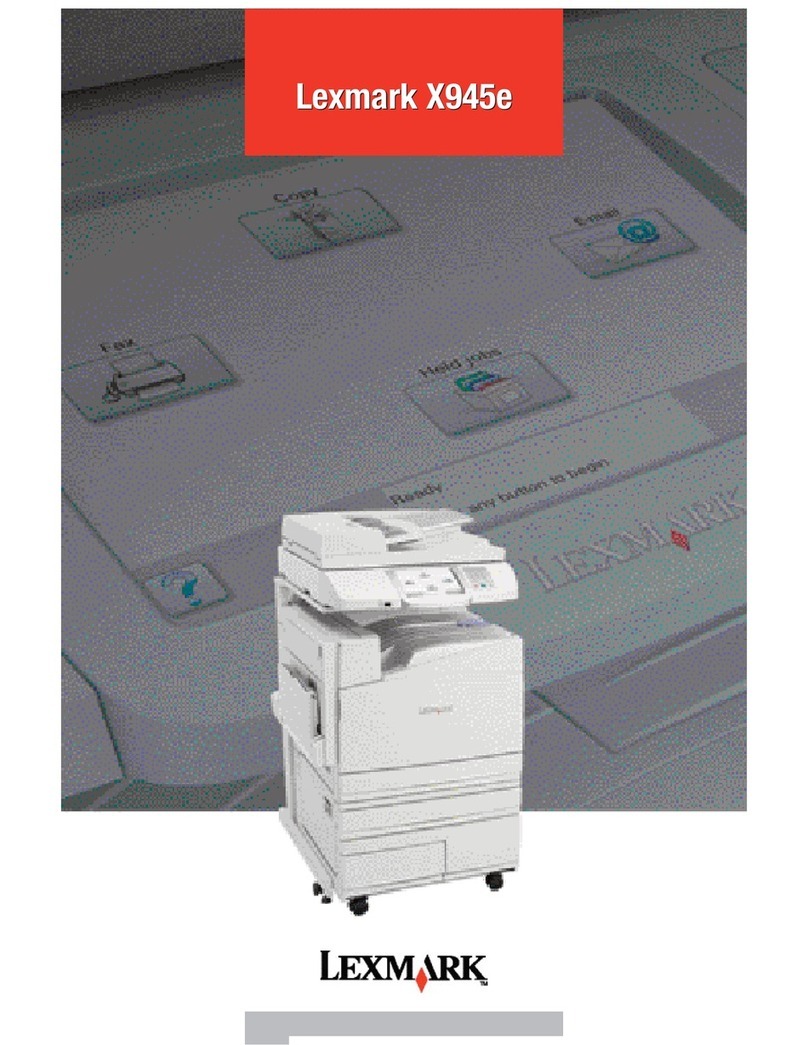 Lexmark X945E Manual