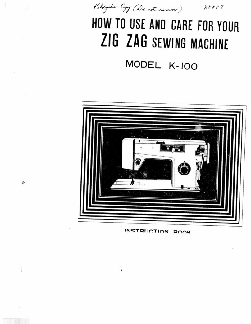 Singer Zig Zag K-100 Instruction book