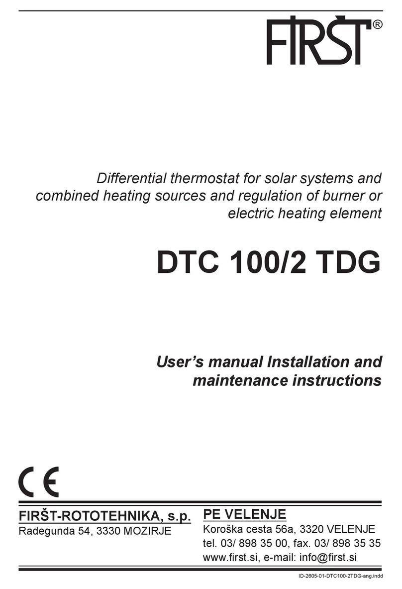 First DTC 100/2 TDG User manual