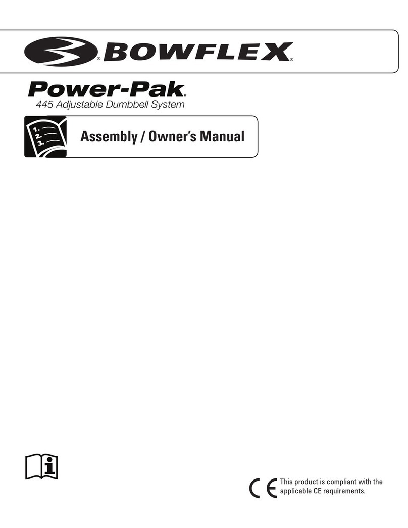 Bowflex Power-Pak Assembly & owners manual