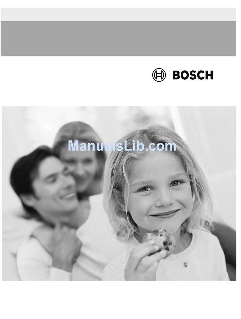 Bosch NIT3065UC User manual