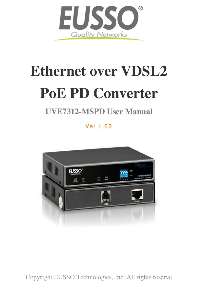 Eusso UVE7312-MSPD user manual