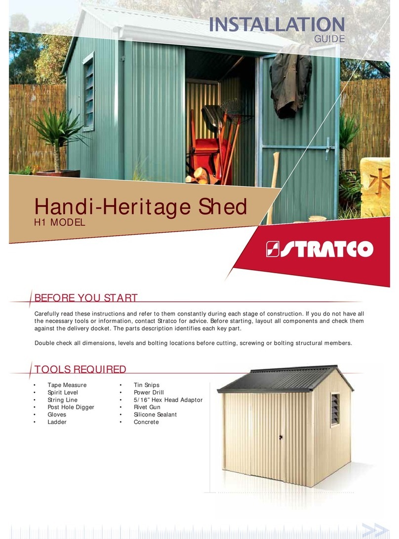 Stratco H1 User manual