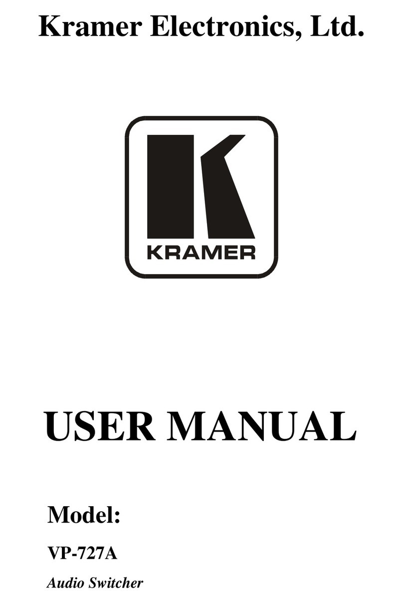 Kramer VP-727A user manual