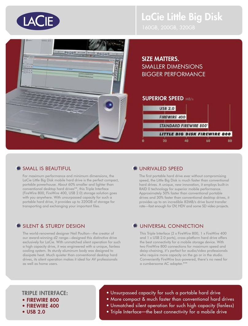 LaCie LaCie Little Big Disk 301088 User manual