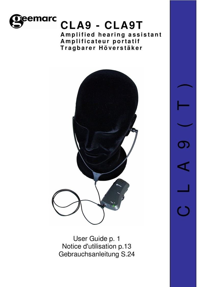 Geemarc CLA9 user guide
